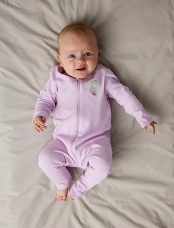 name it Nbfnightsuit 2P Zip Ff Jet Dot Noos - Pink - 86