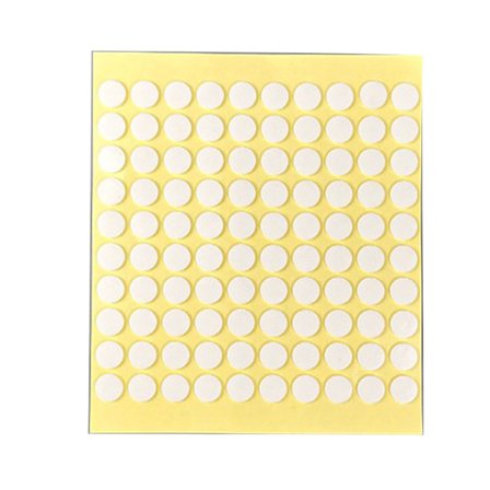 Dobbeltsidet klæbende priklim, klare limpunkter til DIY håndværk, hjemmeartikler 1 ark 20 prikker