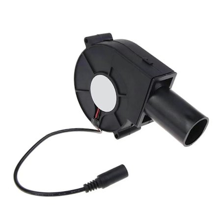 Luftblæser med hastighedsregulator, stærk vindkraft, ovnskab, røgudsuger, AC-drevet ventilator 9733 til DIY-køling, ventilation, børsteløs (LGL)