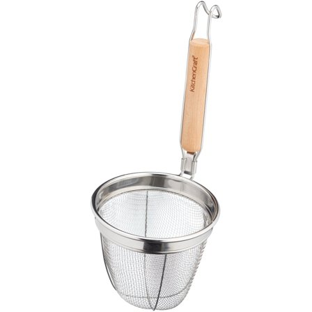 Kitchen craft World of Flavours nudelsil med håndtak' - 'Stål og tre