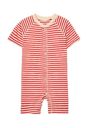 Å KIDS Kortärmad pyjamas WIND Sovplagg Röd 80