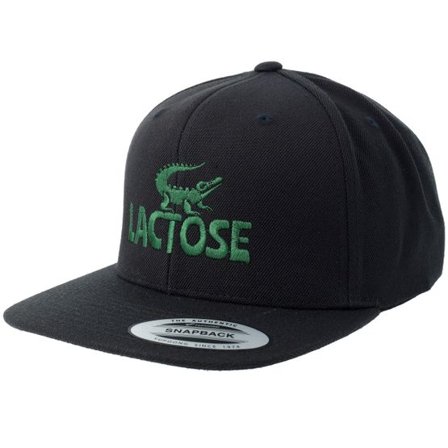 Iconic - Svart snapback Keps - Lactose Crocodile Black Snapback @ Hatstore