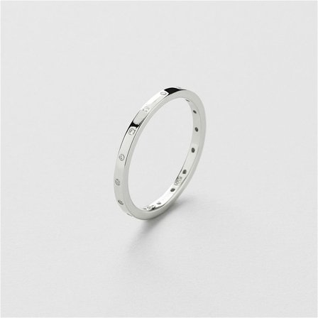 Love Ring - Sterling Silver - Safira