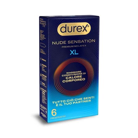 Durex Nude Sensation XL 6 Preservativi