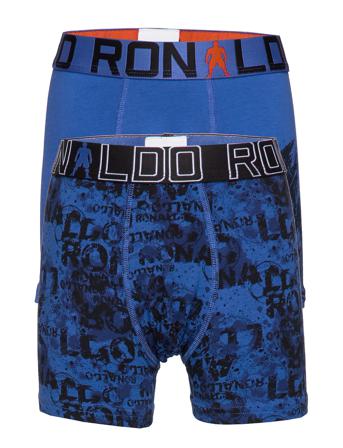 Cr7 Boy's Trunk 2-Pack Night & Underwear Underwear Underpants Blå CR7