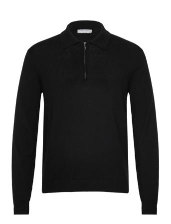Orbit Rws Tops Knitwear Half Zip Jumpers Black Tiger Of Sweden