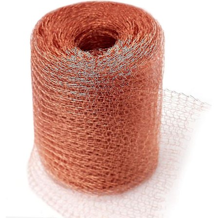 6m Gnagar Nät Koppar Anti Snigel Mus Råtta Fågel Nematoder Ferramol Koppar Stickat Nät