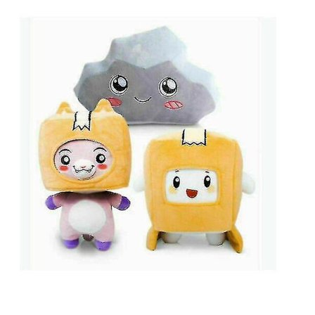 3-pack Lankybox Plyschleksak Barn Julgåva Julleksaker-1_y