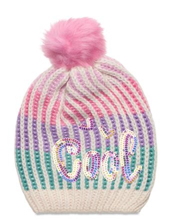 Pull On Hat Accessories Headwear Hats Beanies Multi/mönstrad Billieblush