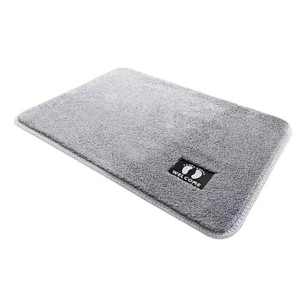 Mjuka badrumsmattor i mikrofiber Halkfria duschmattor Absorberande matta Maskintvättbar Kompatibel med badrum 50x80cm pinkk