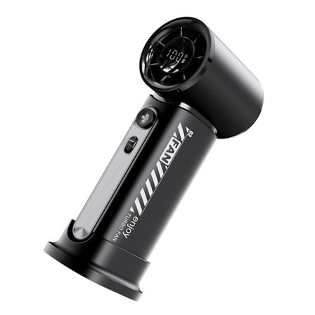 Håndholdt blæser 3600mAh Stille blæser Digitalt display ABS-tekstur Perfekt til børn