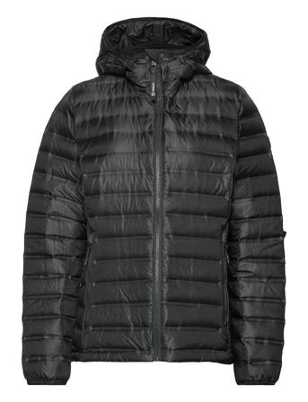Icelyn Down Jkt W Foret Jakke Sort Tenson