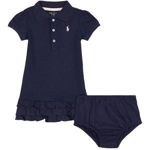 Kids - Ralph Lauren Branded Polo Dress Navy 12 Months - Dresses - 12 months - Navy