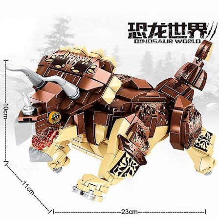 Jurassic Dinosaur Building Blocks Triceratops Indominus Rex Model Sets Animal Toys Christmas Gifts For Children Boys Friendsa Without Box