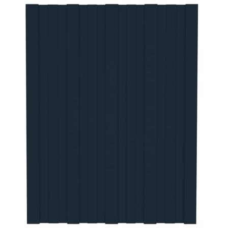 Vidaxl Takprofiler 36 St Galvaniserat Stål Antracit 60x45 Cm