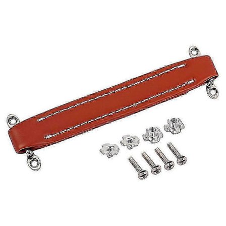 2025 Vintage Style Guitar AMP Forstærker Læderhåndtag Forstærker Håndtag Rem til Guitar Højttaler Forstærker (Br