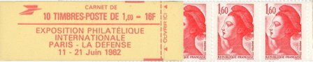 Frankrig 1982 - Frimærkehæfte YT 2187-C3 - Postfrisk