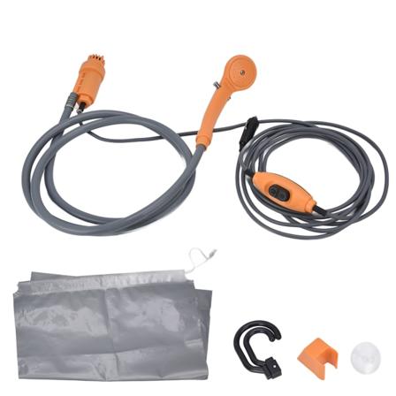 Campingbruser DC12V Bærbar Høj fleksibilitet Holdbar plastgummi Ergonomisk design Nem installation Udendørs bruser