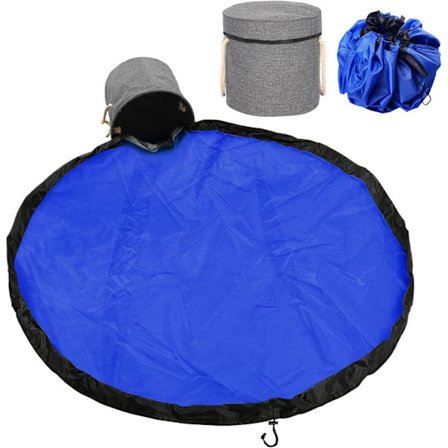 Lasten lelujen säilytyspussi, 2 in 1 irrotettava lasten leikkimatto ja lelu