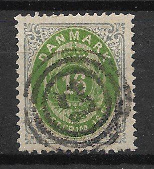 Danmark 1870 - AFA 20 - Stemplet