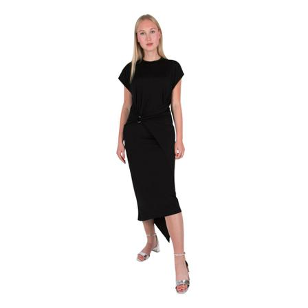 Paco Rabanne 20Hj0230Vi0267 Robe mid lenght Kjole Sort, Dame