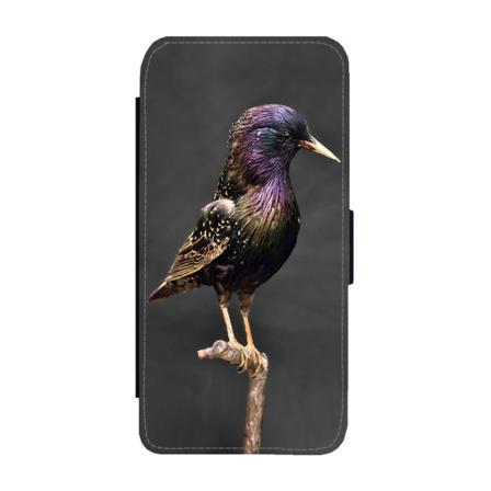 Fågel Staren Iphone 14 Plus Plånboksfodral Multifärg