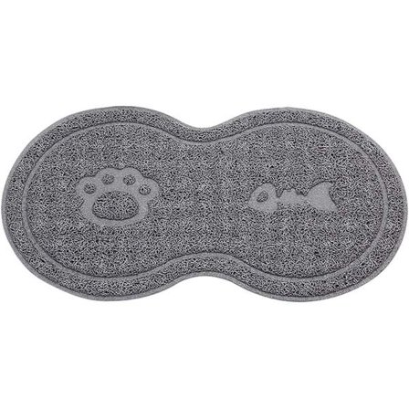 Fodermåtte til kæledyr, vandskål til hund og kat, vandtæt, skridsikker måtte til kæledyr