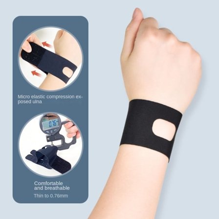 1st handledsskydd muskelstöd SVART M M