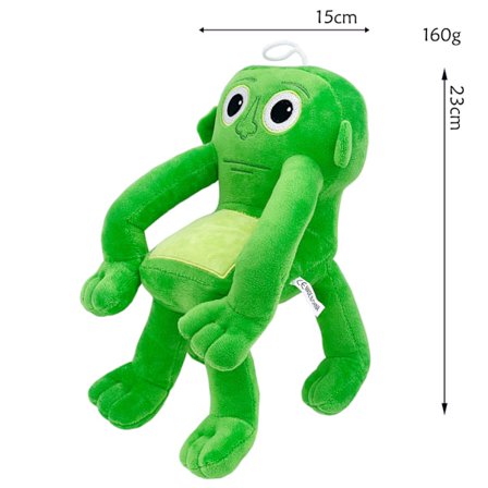 Tungtungsahur och Tralalo Klassiker från Berg och Hav Hajjdocka, Grön Stol Man, 23cm