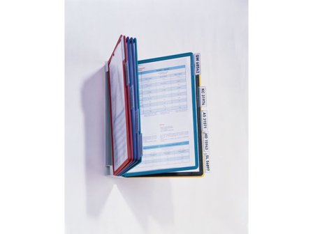 VARIO Väggställ med 10 ramar - Lyreco - Kontorsmaterial - Till skrivbordet - Bordsställ och panelsystem