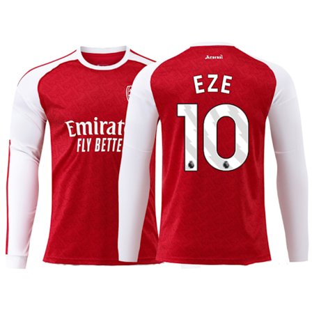 25-26 Arsenal F.C. Hjemme Langærmet NO.10 EZE Fodboldtrøje S-2XL