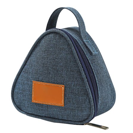 til Trekant Isoleringspose Aluminiumfolie Praktisk Boks Tote Madposer Studenter Risboller Pose Bærbar Udendørs Frokost Ba