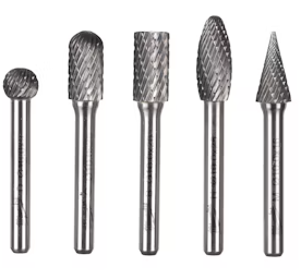 Milwaukee 4932493576 Hårdmetalfræsersæt 5 dele, Maskintilbehør & forbrugsvarer