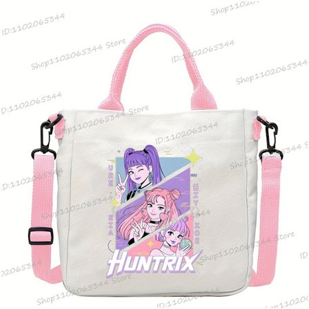 KPOP DEMON HUNTER lerretveske avslappet jente liten veske tegneserie søt