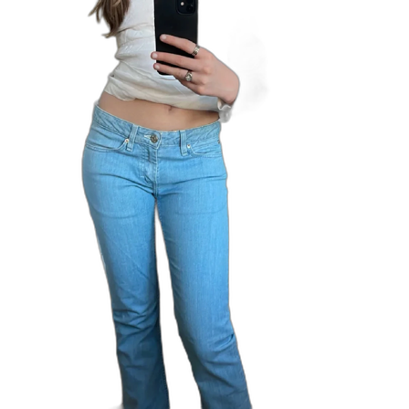 Lågmidjade jeans
