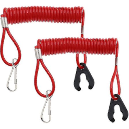 Utombordsmotor Lanyard Nödsläckare Säkerhetsstoppbrytare Kompatibel med Yamaha Honda Suzuki