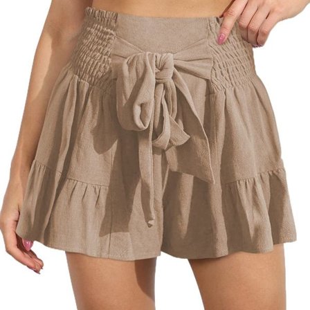 Korkeavyötäröiset hameet Minihameet APRICOT L