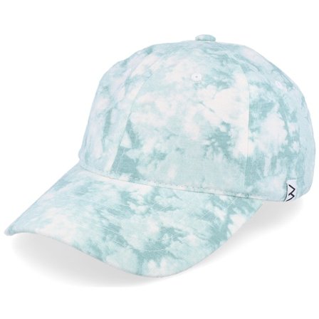 Wei - Multi unconstructed Casquette - Wega Tie Dye Mint/White Mom Cap @ Hatstore