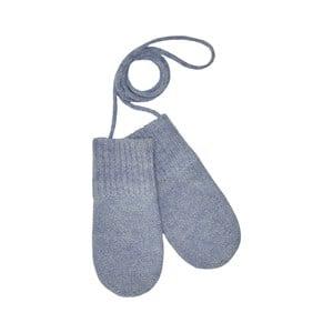 Kids - FUB Knitted Mittens Ice Melange 56/68 cm - Gloves and mittens - 56/68 cm - Blue