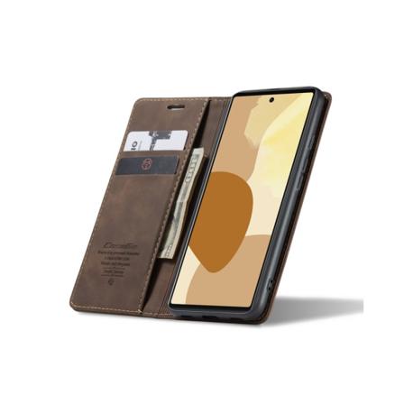 Google Pixel 6 Pro • Plånboksfodral • Caseme • Mörkbrun