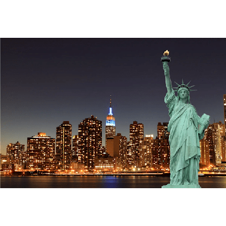TOBEFU 500-dels Pussel Avkopplande Montering Bild Landskap Pussel Leksak för Vuxna Barn Barn Spel Pedagogiska Leksaker 519Statue of Liberty