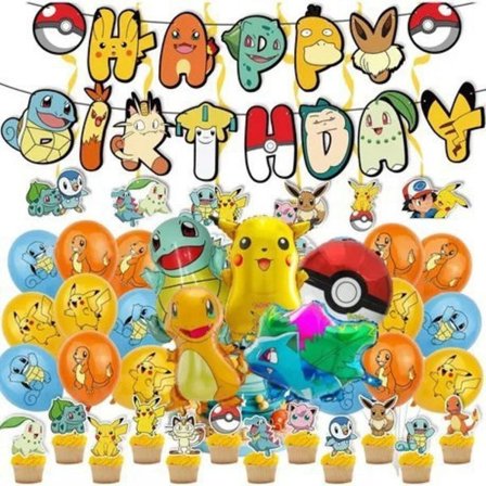 Jordgubbstema Grattis på födelsedagen Party Tillbehör Dekoration