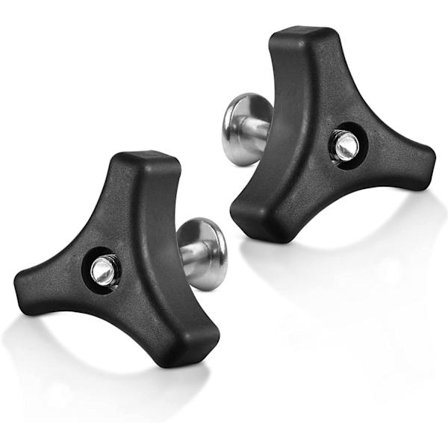 2PCS universal plast gräsklippare vingmuttrar och triangulär gräsmatta