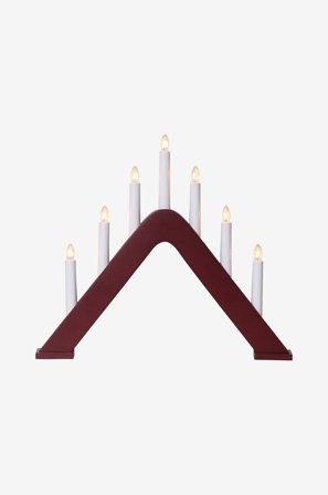 Star Trading - Ljusstake Jarve - Röd - Adventsljusstakar - Från Homeroom