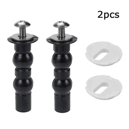 2stk Toalettsete Festeskrue Utvidelsesskruer Toaletttrekk