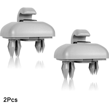 2 stk. Innvendig solskjermkrokfeste for Audi A1 A3 A4 A5 Q3 Q5 (8E0 857 562) A7 B6 B7 B8 S4 S5 Solskjermholder Bildeler Interiør Grå