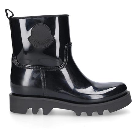 Moncler, Rain Boots Zwart, Dames, Maat:39 EU