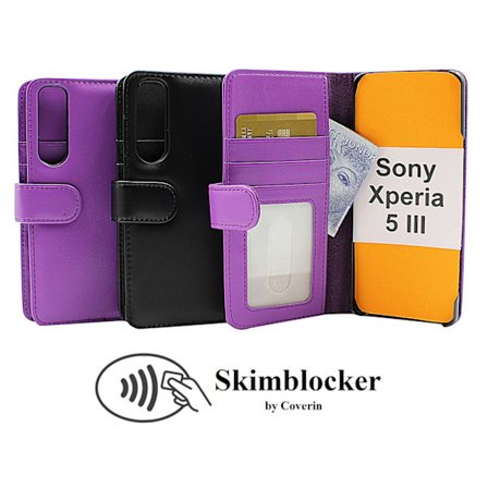 Skimblocker Plånboksfodral Sony Xperia 5 III (XQ-BQ52)