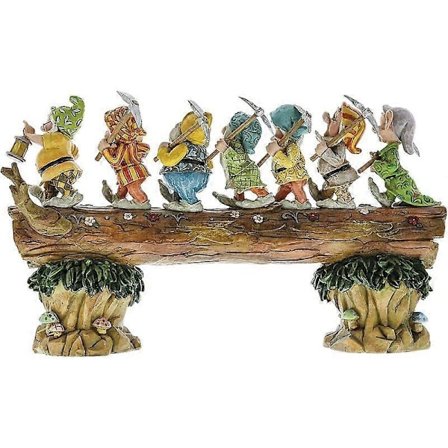 Kampanjesalg Nye produkter, Disney Traditions De 7 Dvergene Vender Tilbake Resin Figur 20 cm - Perfekt