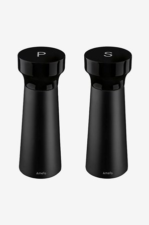 Amefa - Salt och pepparkvarn Modern Wood Set om 2 - Natur - Kryddkvarnar & mortlar - Från Homeroom